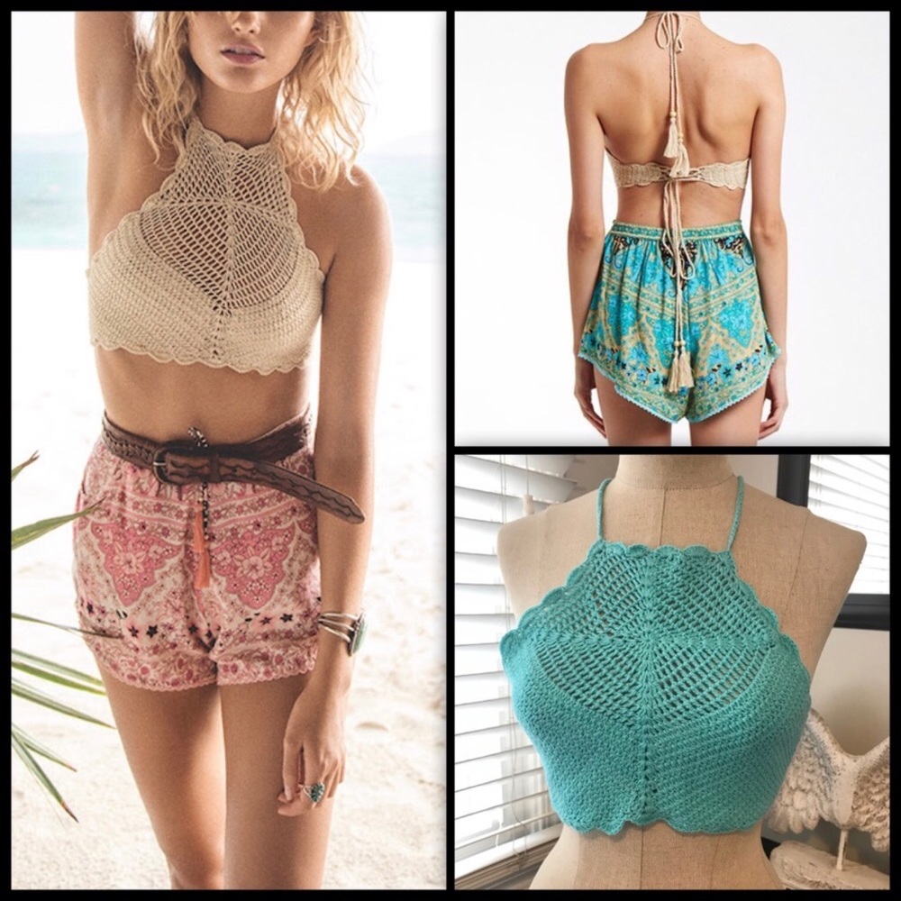 SPELL 🌴 Palm Springs Halter - Black NWOT